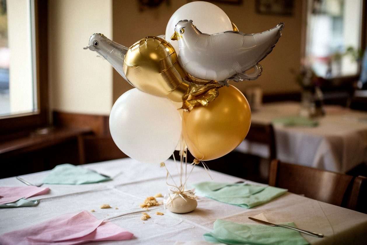 Balony na chrzest: symbole, kolory i dekoracja przyjęcia